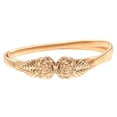 thumbnail image 1 of YUEHAO Belt Women Metal Fashion Casual Elastic Thin Waist Floral Decorative Stretch Belt Gold, 1 of 4