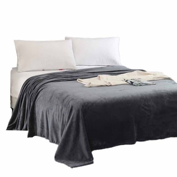 YUEHAO Blanket Super Soft Warm Solid Warm Micro Plush Blanket Throw Rug Sofa Bedding Home Textiles