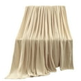 thumbnail image 1 of YUEHAO Blanket Super Soft Warm Solid Warm Micro Plush Blanket Throw Rug Sofa Bedding Home Textiles, 1 of 4