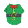 thumbnail image 1 of YUEHAO Christmas Sweaters for Dogs,  Pet Supplies Pet Dog Cat Clothes Fashion Christmas Decorations Cute Soft Cross Dress Exotic Cartoon Animal Shape Decoration Pet Clothes Green, 1 of 4