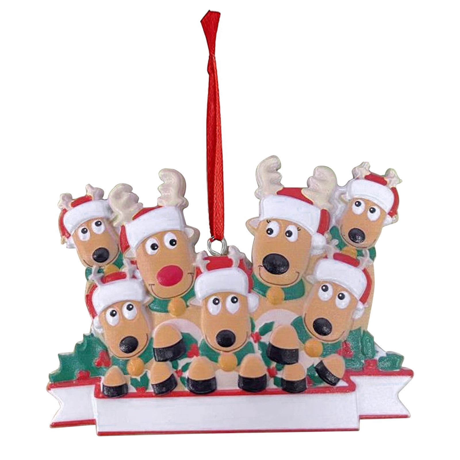 YUEHAO Christmas Ornaments Clearance Personalized Deer Christmas Ornaments 2023 Family of 2 3 4