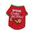 thumbnail image 1 of YUEHAO Christmas Sweaters for Dogs,  Pet Supplies Pet Dog Cat Clothes Fashion Christmas Decorations Cute Soft Cross Dress Exotic Cartoon Animal Shape Decoration Pet Clothes Brown, 1 of 3