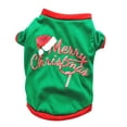 thumbnail image 1 of YUEHAO Christmas Sweaters for Dogs,  Pet Supplies New Pattern Tricolor Christmas Dog Clothing Cotton Greent Shirt Puppy Green, 1 of 6