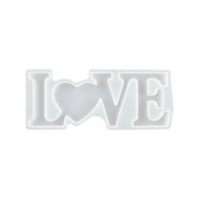 YUEHAO DIY Silicone Mould Christmas Decor Wish Silicone Jewelry Casting Mold Resin Epoxy Mould Craft Tool mold ornaments DIY A