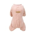 thumbnail image 1 of YUEHAO Dog Clothes for Small Dogs, Dog Clothes Autumn and Winter Four Legged Plush Cotton Coat Pet Clothing Cute Pet Supplies Pet Supplies for Dogs (Pink, L), 1 of 2