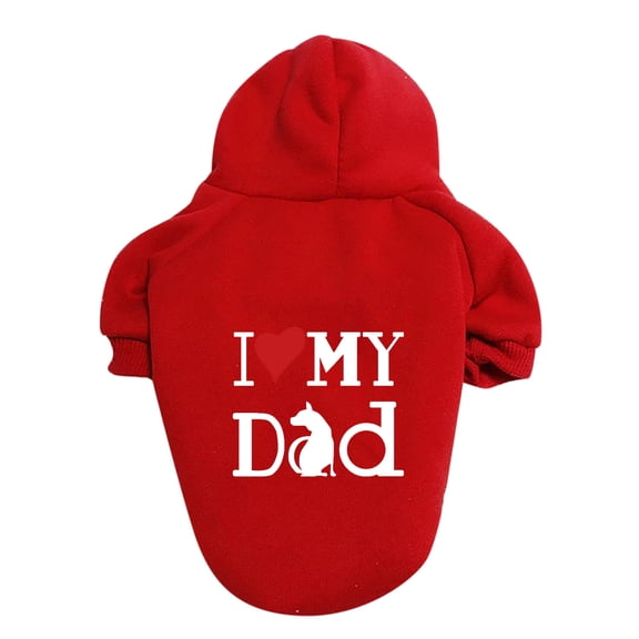 YUEHAO Dog Clothes for Small Dogs Large and Small Dog Sweaters Pet Sweaters Dog Clothes Pet Clothes Clothes Pet Supplies for Dogs (Red, S)