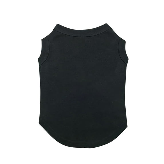 YUEHAO Dog Clothes for Small Dogs Pet Vest Dog Vest Cotton Solid Color Dog Vest Summer Pet Dog Clothes Pet Supplies for Dogs (Black, M)