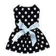 thumbnail image 1 of YUEHAO Dog Skirts for Small Dogs Girl Cute Pet Print Bow Skirt Breathable Summer Sleeveless Shirt Comfortable Dog Shirt Breathable Dog Pet Dog Clothes (Black, L), 1 of 9