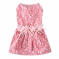 thumbnail image 1 of YUEHAO Dog Skirts for Small Dogs Girl Cute Pet Print Skirt Breathable Summer Sleeveless Shirt Comfortable Dog Shirt Breathable Dog Pet Dog Clothes (Pink, XS), 1 of 7