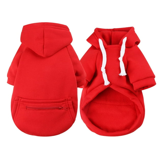 YUEHAO Dog Sweaters for Small Dogs, Dog Hoodie with Pocket - Fall ...