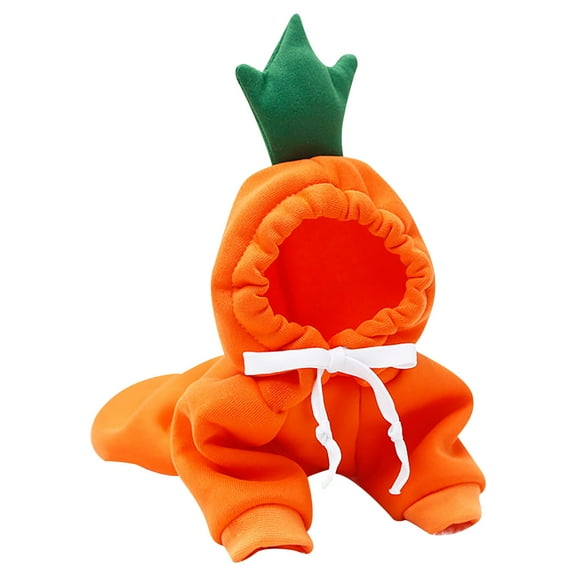YUEHAO Dog Sweaters for Small Dogs Casual Pets Dog Clothes Warm Coat Jacket Clothing for Dogs Small Dog Sweater (Orange, S)