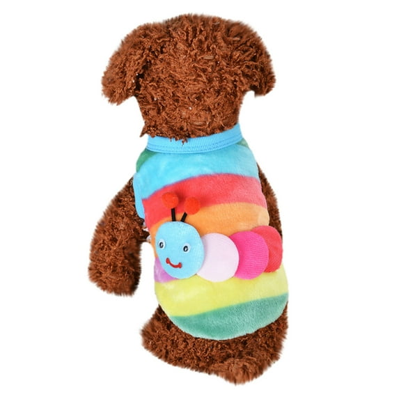 YUEHAO Dog Sweaters for Small Dogs Cute Dog Puppy Clothing Sweater Small Puppy Shirt Soft Pet Coats Pet Dog Clothes (Multicolor, XS)