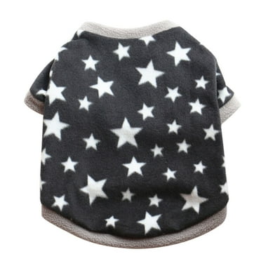 YUEHAO Dog Sweaters for Small Dogs Fashion Pet Dog Cat Villus Warm Clothes Puppy Doggy Apparel Clothing Small Dog Sweater (Black, L)