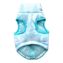 YUEHAO Dog Sweaters for Small Dogs Hot Fashion Pet Blue Bowknot Cloth Dog Cloth Dog Winter Cloth Pet Vest New Pet Dog Clothes (Blue, L)