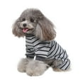 thumbnail image 1 of YUEHAO Dog Sweaters for Small Dogs Pet Pajamas Home Clothes Cotton Leather Pajamas Pajamas Knitted Pet Clothes Pet Dog Clothes (Grey, XL), 1 of 4