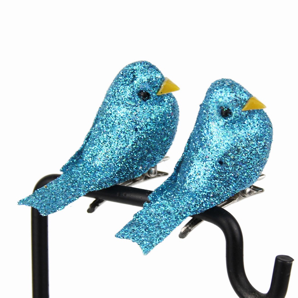 YUEHAO Christmas Ornaments Clearance Hangs 12Pcs Artificial Foam Birds Birds Home Craft Ornament Five Colors Home Decor - image 1 of 6