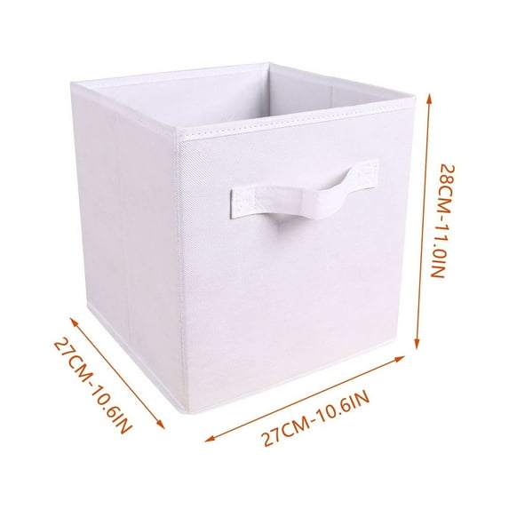 YUEHAO Home Textile Storage Square Foldable Storage Bins Organization and Storage Closet Organizer Storage box cabinet drawer Light Gray