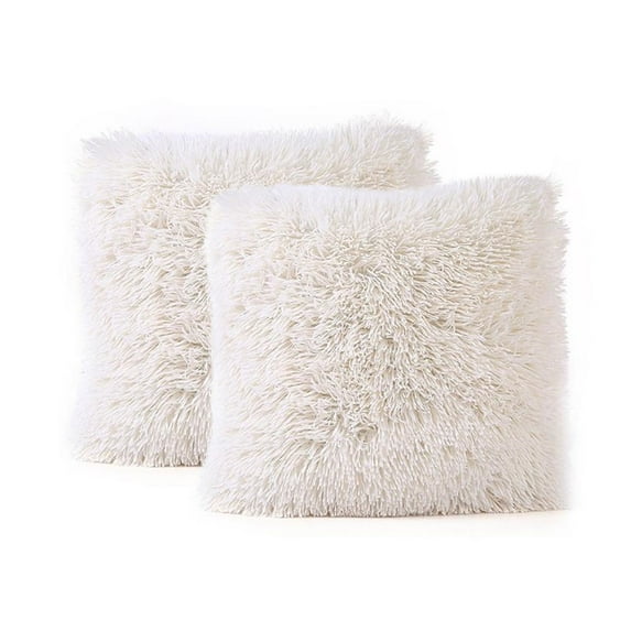 YUEHAO Home Textiles Home Cover Sofa Throw Waist Decor Case 2Pc Pillow Cushion Pillow Case Pillow Case Beige