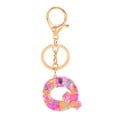 thumbnail image 1 of YUEHAO Keychains Personalized Resin Translucent Keychain Creative Letter Color Pendant Keychain Q, 1 of 1