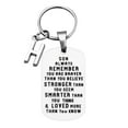 thumbnail image 1 of YUEHAO Keychains Son To 26 You I Christmas Keychain Never Ornaments Forget Letters My Love Keychains, 1 of 7