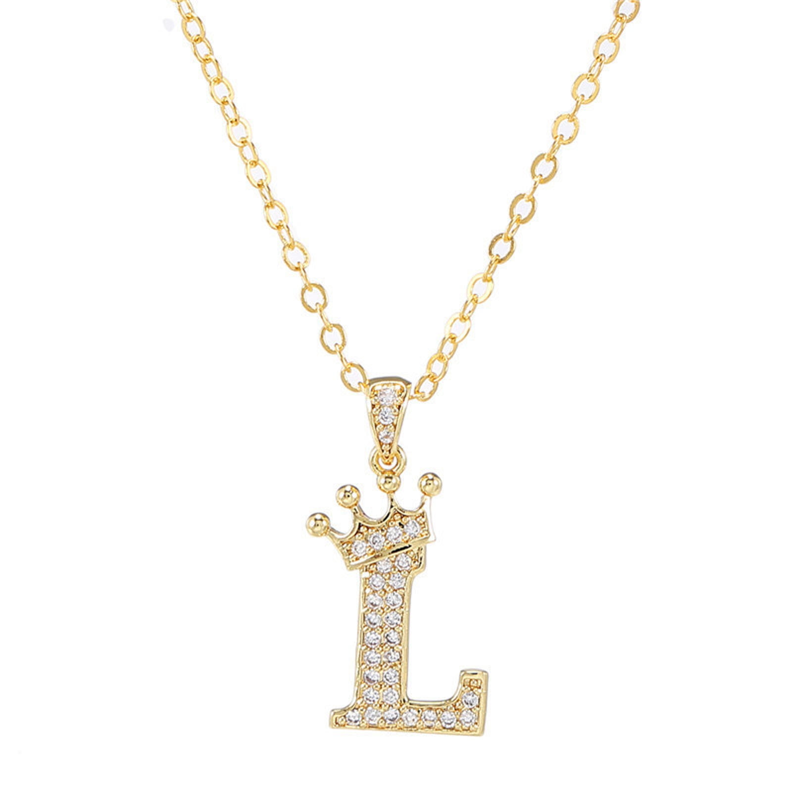 yuehao accessories necklaces pendants custom name necklace 26 letters love  heart clavicle necklace pendant jewelry jewelry az initial necklace girl