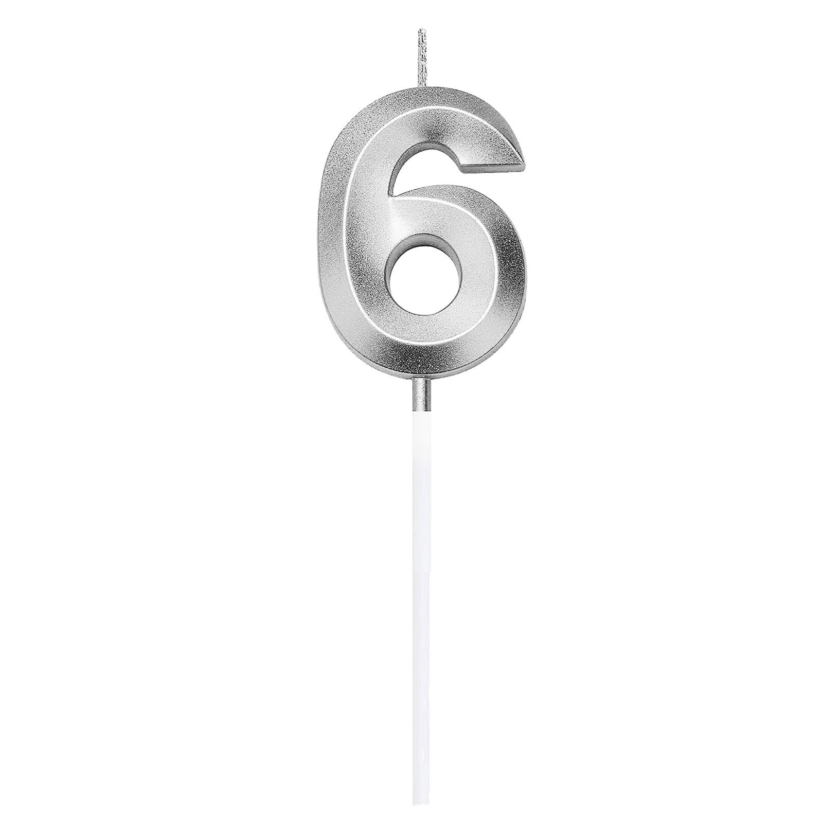 YUEHAO Party Toppers Birthday Number Candle 3D Shape Birthday Candle