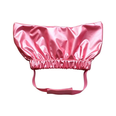YUEHAO Pet Shower Cap For Ears- S Dog Shower Cap Pet Bath Cap With Adjustable Fixed Strap For Pets Cats Dogs Taking Shower Pet bath hat, prevent Hot Pink