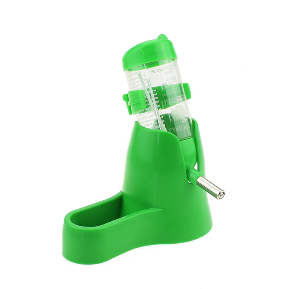 yuehao-3-in-1-hamster-water-bottle-holder-80ml-dispenser-with-base-hut