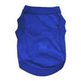 thumbnail image 1 of YUEHAO Pet Supplies Pet Dog Warm Pajamas Soft Solid Color Cat Puppy Clothes Vest Cat Vest Blue, 1 of 3