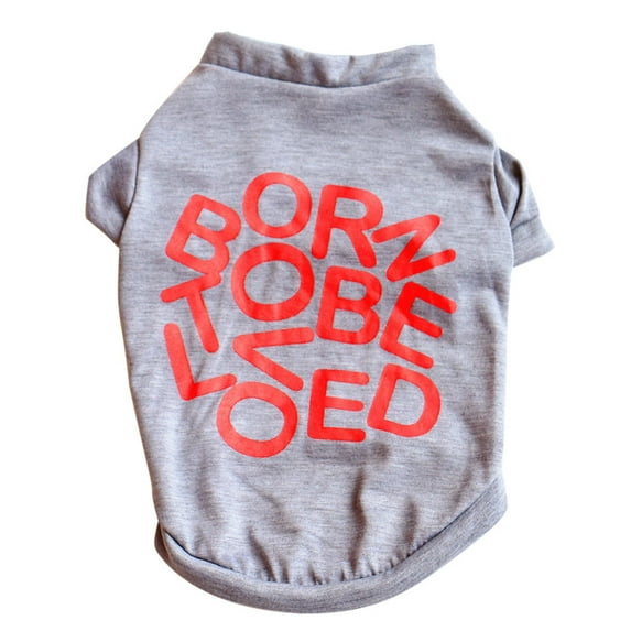 YUEHAO Pet Supplies Small Pet Dog Clothes Fashion Puppy Cat Vest Grey