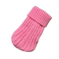 thumbnail image 1 of YUEHAO Pet Supplies Winter Dog Clothes Puppy Pet Cat Sweater Jacket Coat For Small Dogs Pink, 1 of 3