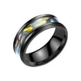 thumbnail image 1 of YUEHAO Rings Shell Titanium Ring Men Popular Exquisite Ring Simple Fashion Jewelry Popular Accessories, 1 of 7