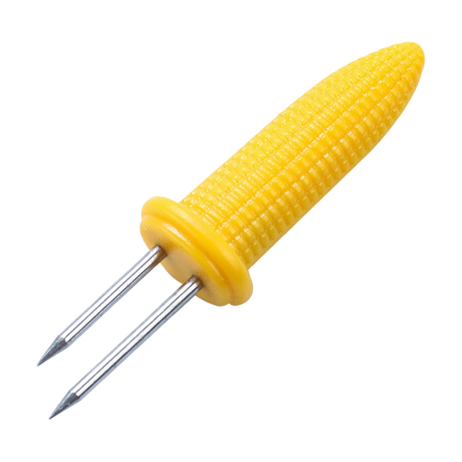 YUEHAO Snow Tip Multicolor Stainless Steel Corn Cob Holder Skewers, 20