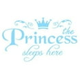 thumbnail image 1 of YUEHAO Wall Stickers Clearance Princess Home Decor Wall Sticker Decal Bedroom Door Vinyl Art Mural Blue, 1 of 2