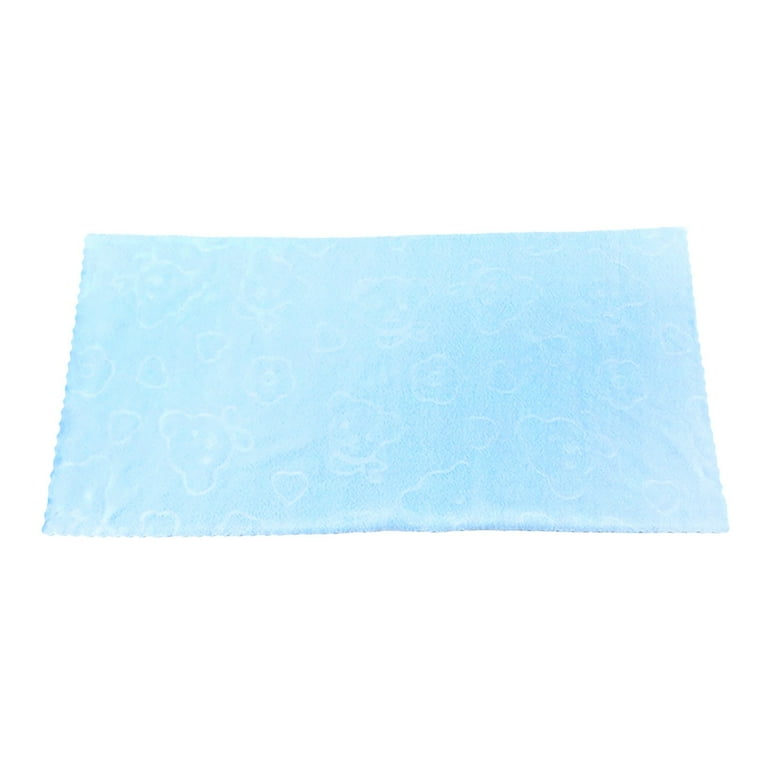 YUEHAO Wipes Clearance Microfiber Towels Clean Towels Non Deformed Beach Towels Solid Color Dish Towels Blue