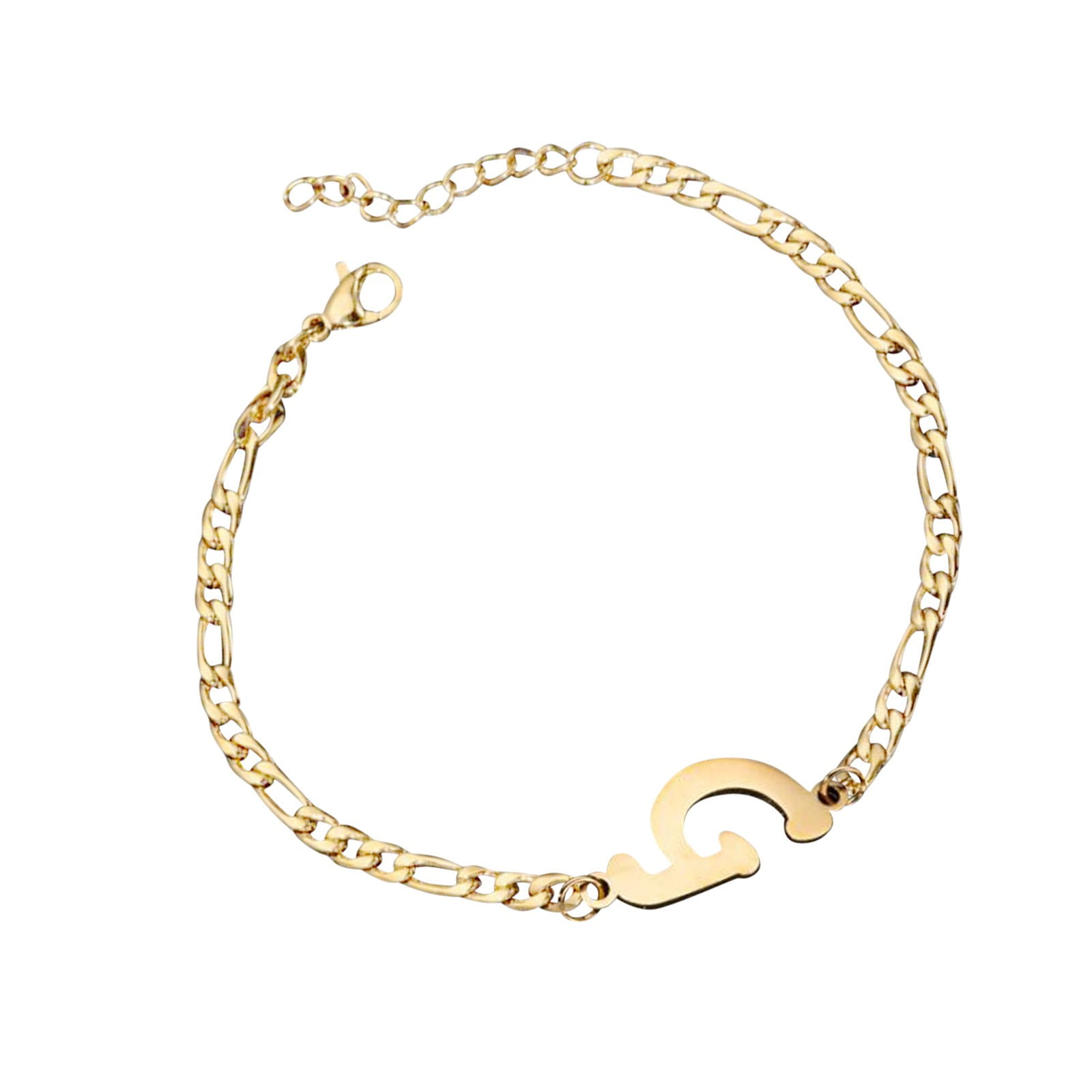 Letter on sale bracelets gold