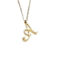 thumbnail image 1 of YUEHAO accessories Necklaces Pendants Ladies Classic Gold 26 English Letter Initials Clavicle Chain Pendant Necklace A, 1 of 1