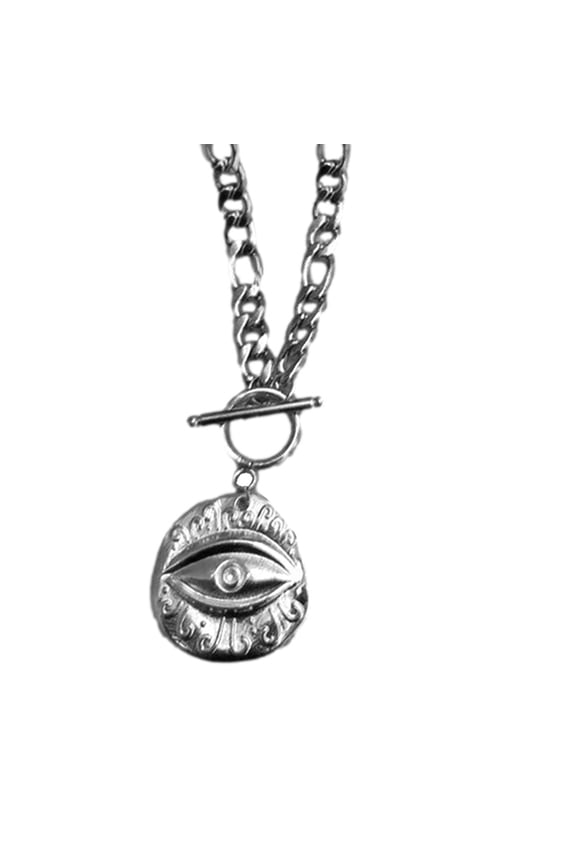 accessories Necklaces Pendants Necklace Men Women African Jewelry Stainless Steel Vintage Pharaoh/Ankh Cross Anubis/Eye Of Horus Pendant Necklaces With 22 Inch Rope Chain Silver