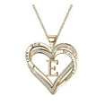 thumbnail image 1 of YUEHAO accessories Necklaces Pendants Women's Fashion Heart Letter Necklace 26 Letters Love Clavicle Neck Chain E, 1 of 4
