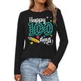 thumbnail image 1 of YUEHUA 100 Days of School Shirt for Women Teacher Graphic Long Sleeve Tshirt School Days Tee Tops, 1 of 6