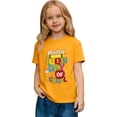 thumbnail image 1 of YUEHUA 100 Days of School Short Sleeve Shirt for Toddler Boys Girls School Celebration Student T-Shirt 3-7 Years, 1 of 7
