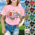 thumbnail image 1 of YUEHUA Back To School Shirts for Boys Loose Breathable Round Neck Short Sleeve First Day, Back To School Shirts Tee Tops, 1 of 5