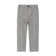 thumbnail image 1 of YUEHUA Boys Dress Pants Pinstripe Patterned Flat Front Suit Trousers with Adjustable Waist Boy Formal School Uniform Slacks Pants, 1 of 4