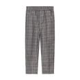 thumbnail image 1 of YUEHUA Boys Dress Pants Pinstripe Patterned Flat Front Suit Trousers with Adjustable Waist Boy Formal School Uniform Slacks Pants, 1 of 4