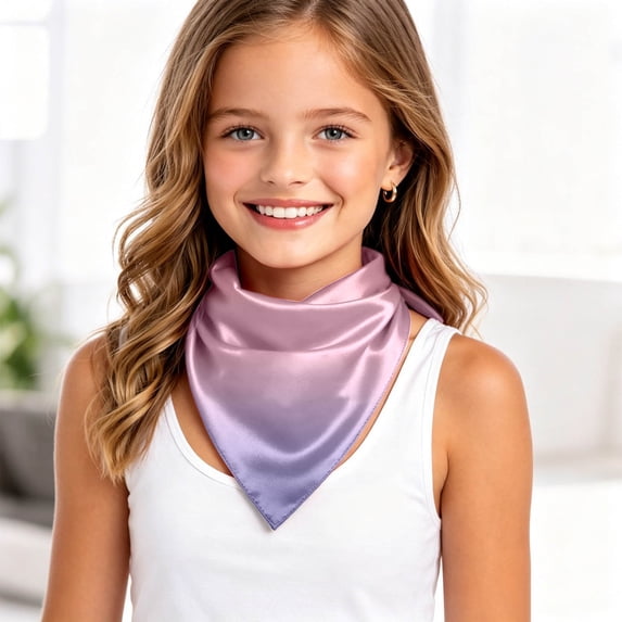 YUEHUA Cooling Bandanas for Girls Boys Kids Summer Boho Lightweight Quick Drying Ice Bandana Scarf Cooling Neck Wraps for Running Cycling Hiking, 24 x 24 Inches