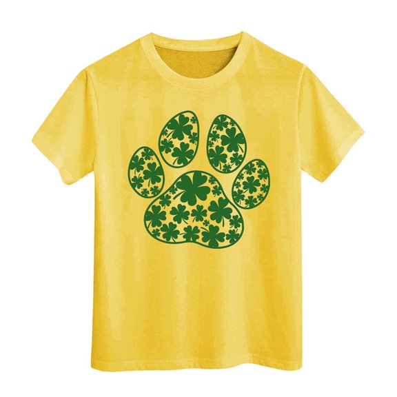 YUEHUA Girls Shirts Size 8 Girls Short Sleeve Tee Summer Crewneck T Shirt Casual Fit Basic Shirts, 10-11 Years