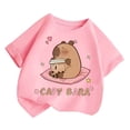 thumbnail image 1 of YUEHUA Girls Summer Shirts Size 14-16 Girls Summer Short Sleeve T Shirt Casual Round Neck Printed Top for Kids Daily Wear Sch+ool Outdoor Play Comfortable Tee, Size 12-14 Years, 1 of 5