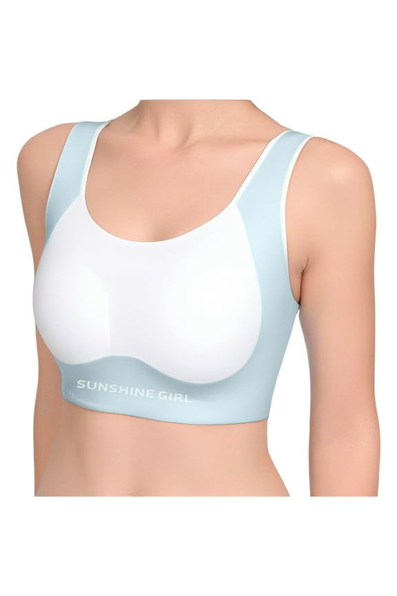 Girls Training Bra with Soft Stretchable Seamless Padded Racerback for Teens Sports Yoga Cheer Athletic Bras girls' training bras 13-16 Years