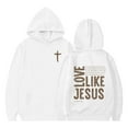 thumbnail image 1 of YUEHUA JESUS Christian Hoodies for Girls Aesthetic Cute Oversized Christ Christians Girls Long Sleeve Pullover Fall Sweatshirts, Size 5-6 Years, 1 of 8
