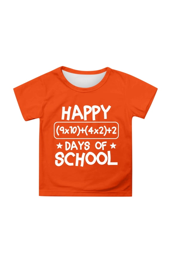 Kids 100 Days of School Boys Kids 100th Day of School Baseball T-Shirt